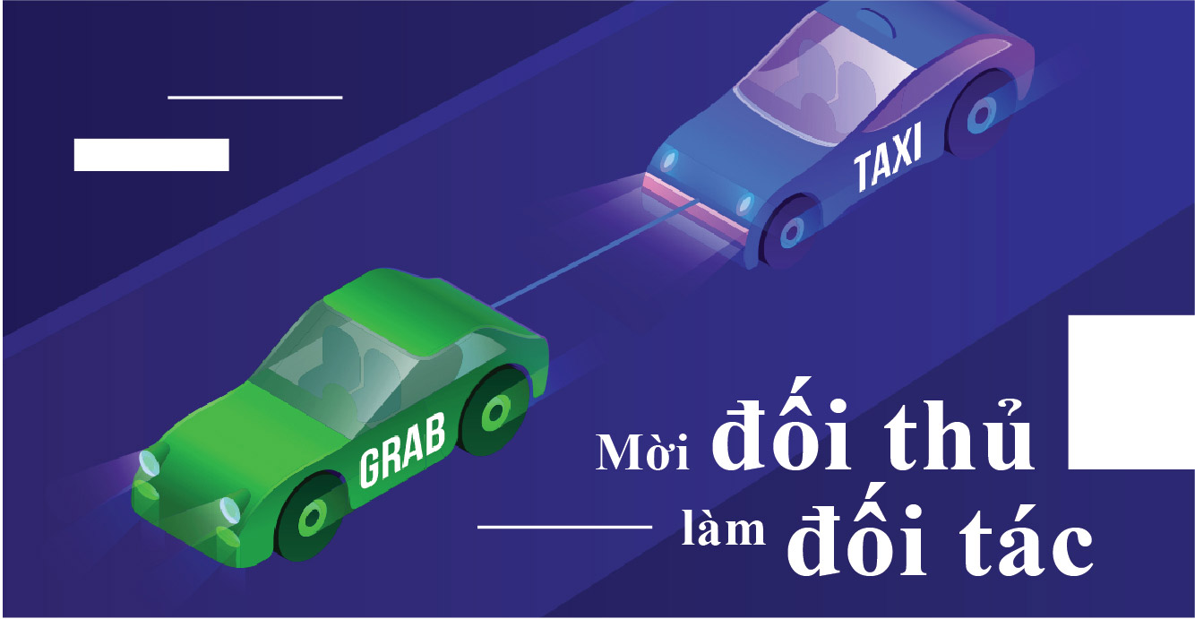 MỜI ĐỐI THỦ LÀM ĐỐI TÁC CÁCH KINH DOANH LẠ CỦA GRAB