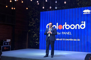 NS BLUESCOPE VIỆT NAM CHÍNH THỨC RA MẮT DÒNG SẢN PHẨM TÔN COLORBOND® DÀNH CHO ỨNG DỤNG SANDWICH PANEL