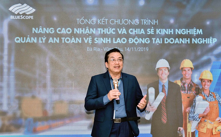 NS BLUESCOPE VIỆT NAM CHIA SẺ KINH NGHIỆM QUẢN LÝ AN TOÀN LAO ĐỘNG CHO HƠN 100 DOANH NGHIỆP
