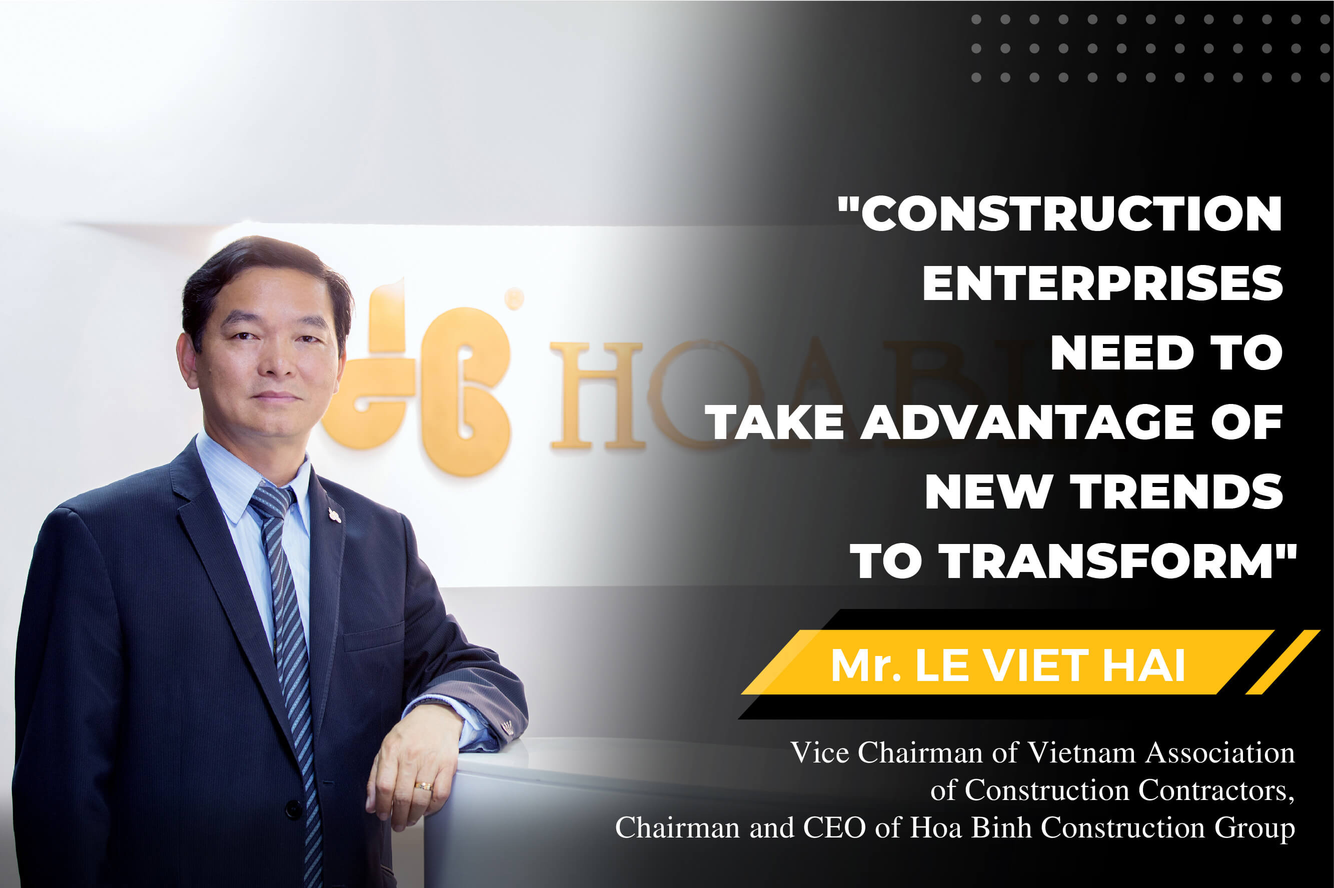 CONSTRUCTION ENTERPRISES NEED TO TAKE ADVANTAGE OF NEW TRENDS TO TRANSFORM