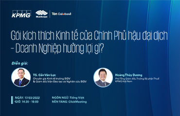 GÓI KÍCH THÍCH KINH TẾ CỦA CHÍNH PHỦ HẬU ĐẠI DỊCH