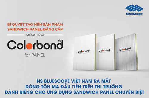 DÒNG TÔN MẠ ĐẦU TIÊN TRÊN THỊ TRƯỜNG DÀNH RIÊNG CHO ỨNG DỤNG SANDWICH PANEL CHUYÊN BIỆT