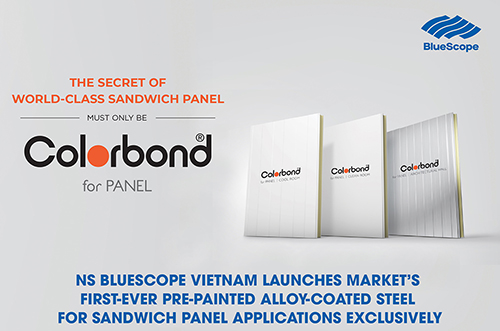 THE ALLOY-COATED STEEL FOR SANDWICH PANEL APPLICATION EXCLUSIVELY