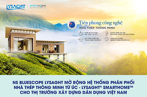 NS BLUESCOPE LYSAGHT MỞ RỘNG HỆ THỐNG PHÂN PHỐI NHÀ THÉP THÔNG MINH TỪ ÚC – LYSAGHT® SMARTHOME™