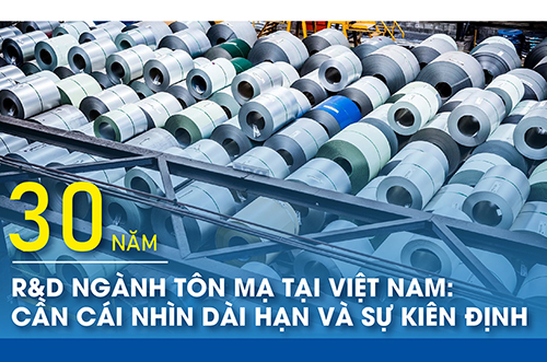 30 NĂM R&D NGÀNH TÔN MẠ TẠI VIỆT NAM: CẦN CÁI NHÌN DÀI HẠN VÀ SỰ KIÊN ĐỊNH