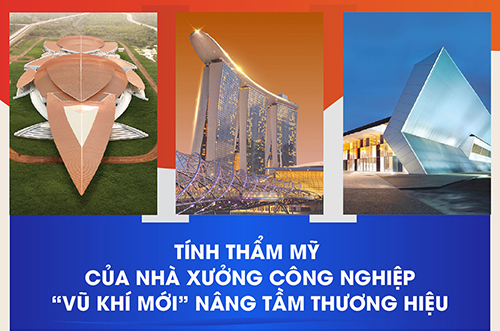 TÍNH THẨM MỸ CỦA NHÀ XƯỞNG CÔNG NGHIỆP “VŨ KHÍ MỚI” NÂNG TẦM THƯƠNG HIỆU