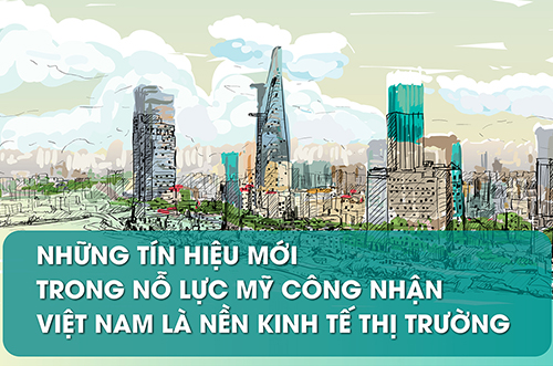 NHỮNG TÍN HIỆU MỚI TRONG NỖ LỰC MỸ CÔNG NHẬN VIỆT NAM LÀ NỀN KINH TẾ THỊ TRƯỜNG