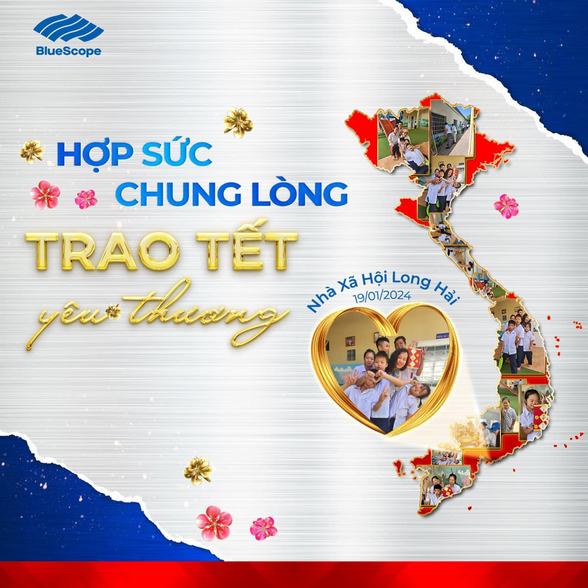 HỢP SỨC CHUNG LÒNG – TRAO TẾT YÊU THƯƠNG TẠI NHÀ XÃ HỘI LONG HẢI – BÀ RỊA VŨNG TÀU