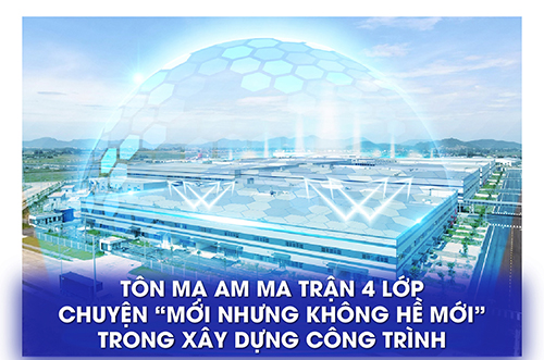 TÔN MẠ AM MA TRẬN BỐN LỚP – CHUYỆN “MỚI NHƯNG KHÔNG HỀ MỚI” TRONG XÂY DỰNG CÔNG TRÌNH
