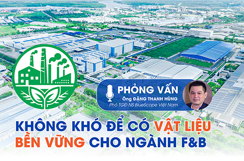KHÔNG KHÓ ĐỂ CÓ VẬT LIỆU BỀN VỮNG CHO NGÀNH F&B