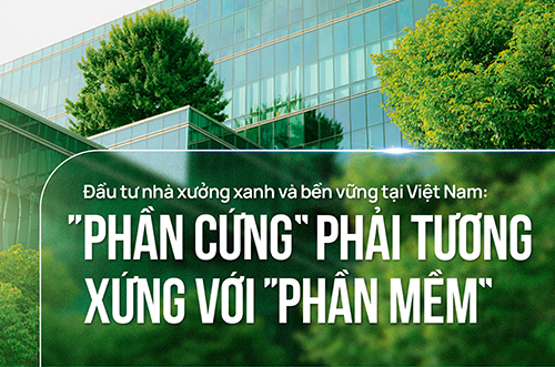 ĐẦU TƯ NHÀ XƯỞNG XANH: “PHẦN CỨNG” PHẢI TƯƠNG XỨNG VỚI “PHẦN MỀM”